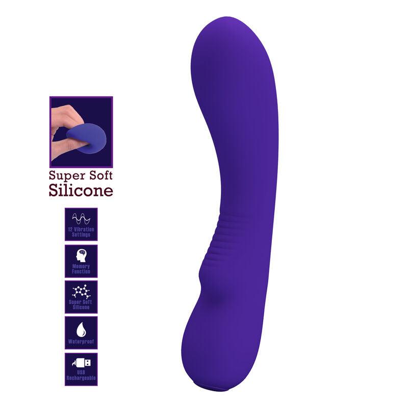 PRETTY LOVE VIBRADOR RECARREGVEL PRESCOTT ROXO