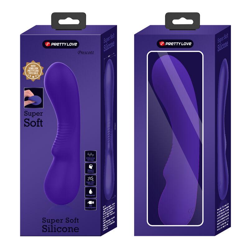 PRETTY LOVE VIBRADOR RECARREGVEL PRESCOTT ROXO