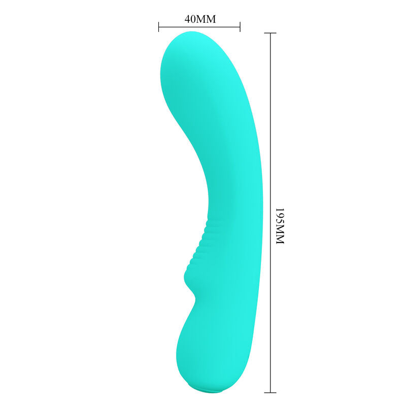 PRETTY LOVE VIBRADOR RECARREGVEL PRESCOTT AQUA VERDE