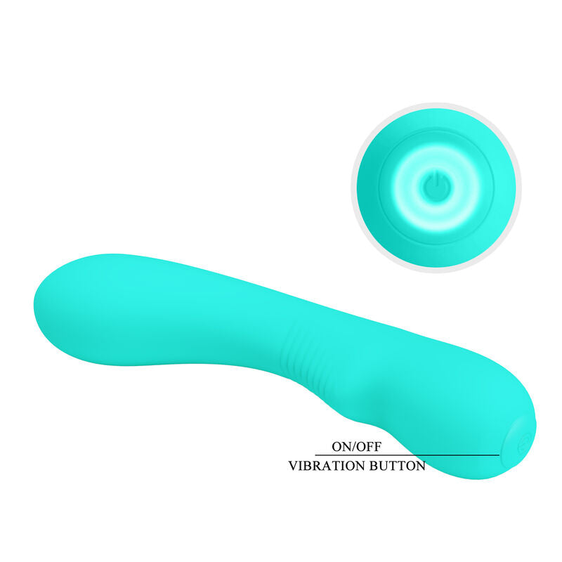 PRETTY LOVE VIBRADOR RECARREGVEL PRESCOTT AQUA VERDE