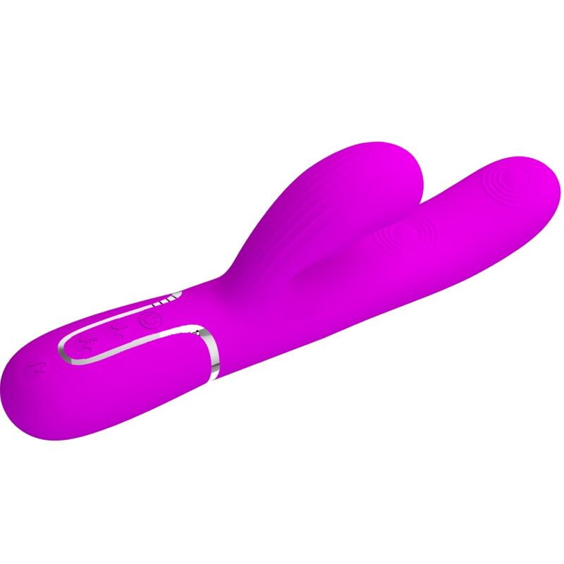 PRETTY LOVE PERLITA MULTIFUNO 3 EM 1 VIBRADOR G SPOT VIOLETA