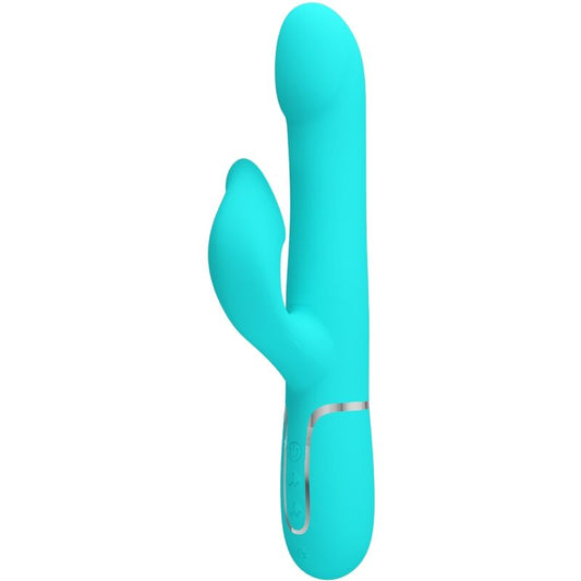 PRETTY LOVE VIBRADOR COELHO PeROLAS AQUA VERDE