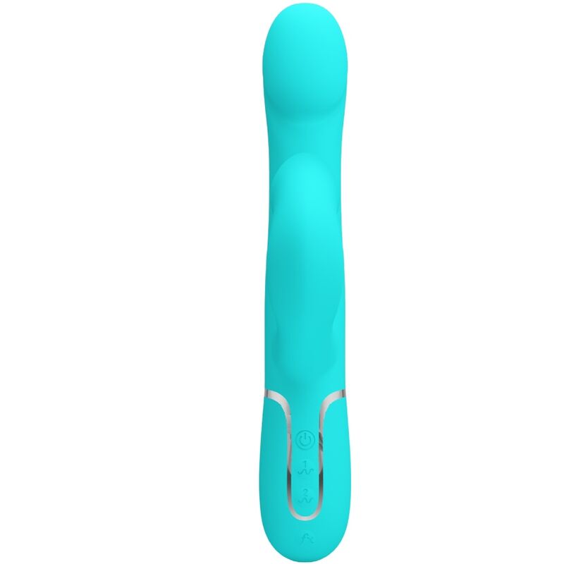 PRETTY LOVE VIBRADOR COELHO PeROLAS AQUA VERDE