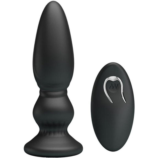 MR PLAY PLUGUE ANAL DE CONTROLE REMOTO VIBRADOR PODEROSO PRETO