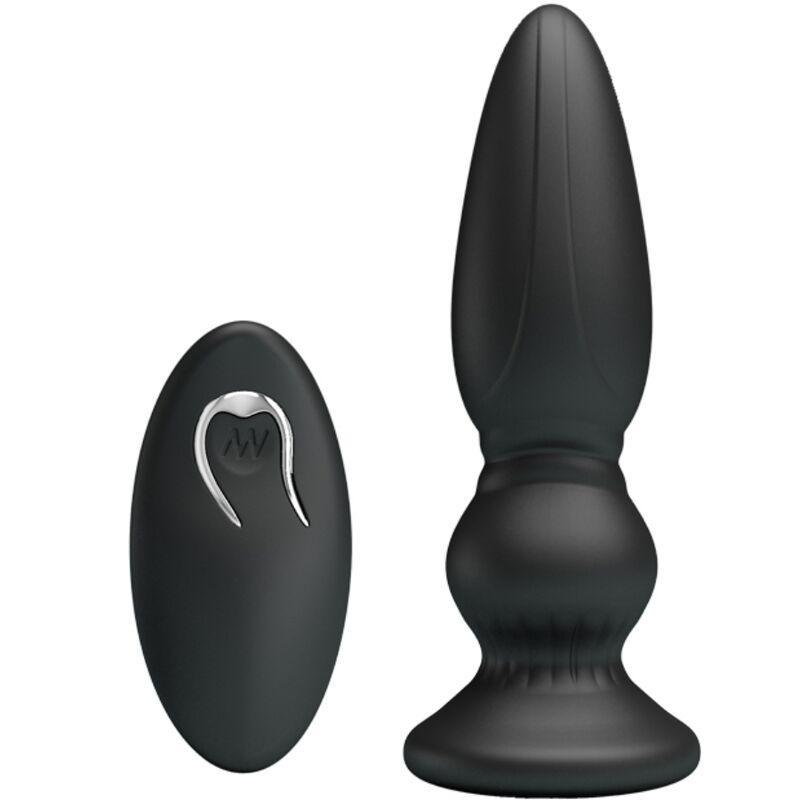 MR PLAY PLUGUE ANAL DE CONTROLE REMOTO VIBRADOR PODEROSO PRETO