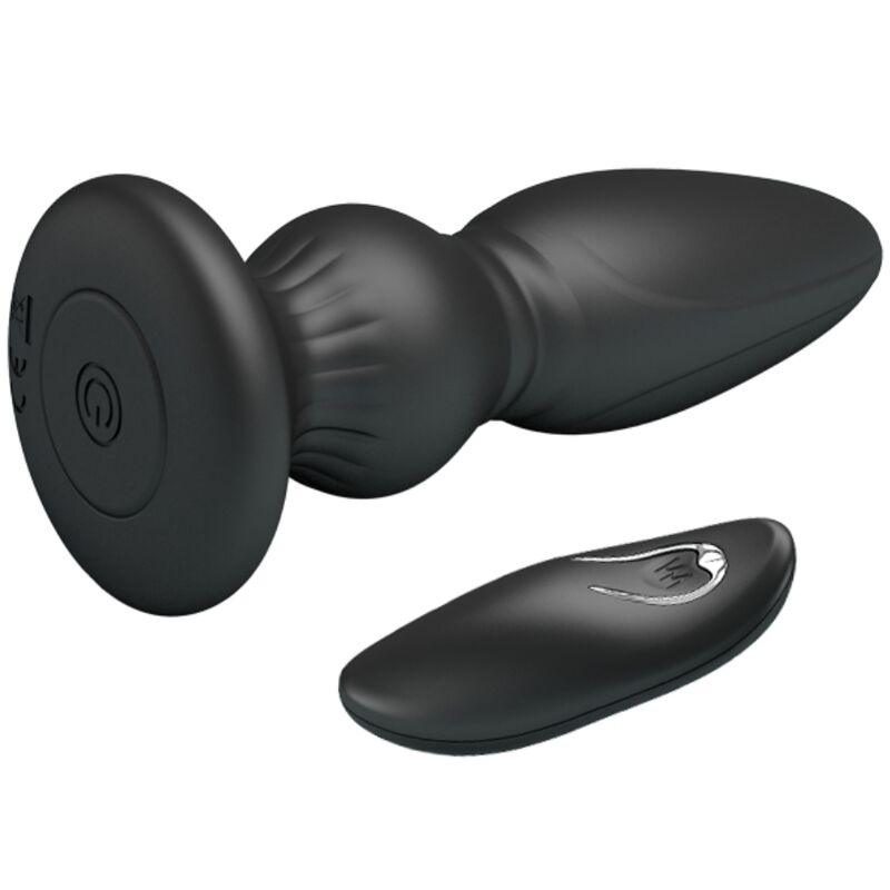 MR PLAY PLUGUE ANAL DE CONTROLE REMOTO VIBRADOR PODEROSO PRETO