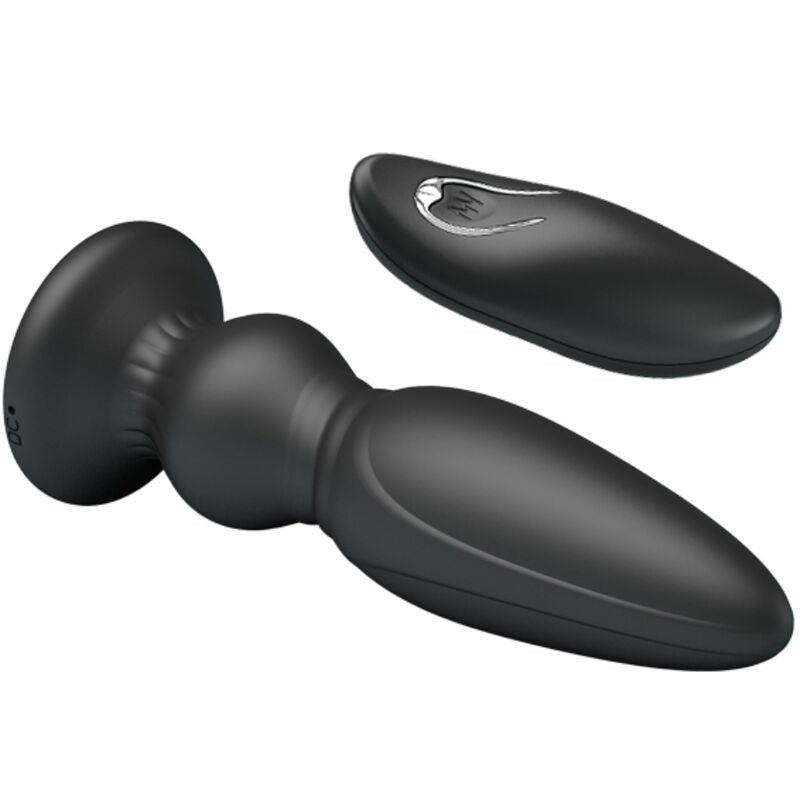 MR PLAY PLUGUE ANAL DE CONTROLE REMOTO VIBRADOR PODEROSO PRETO