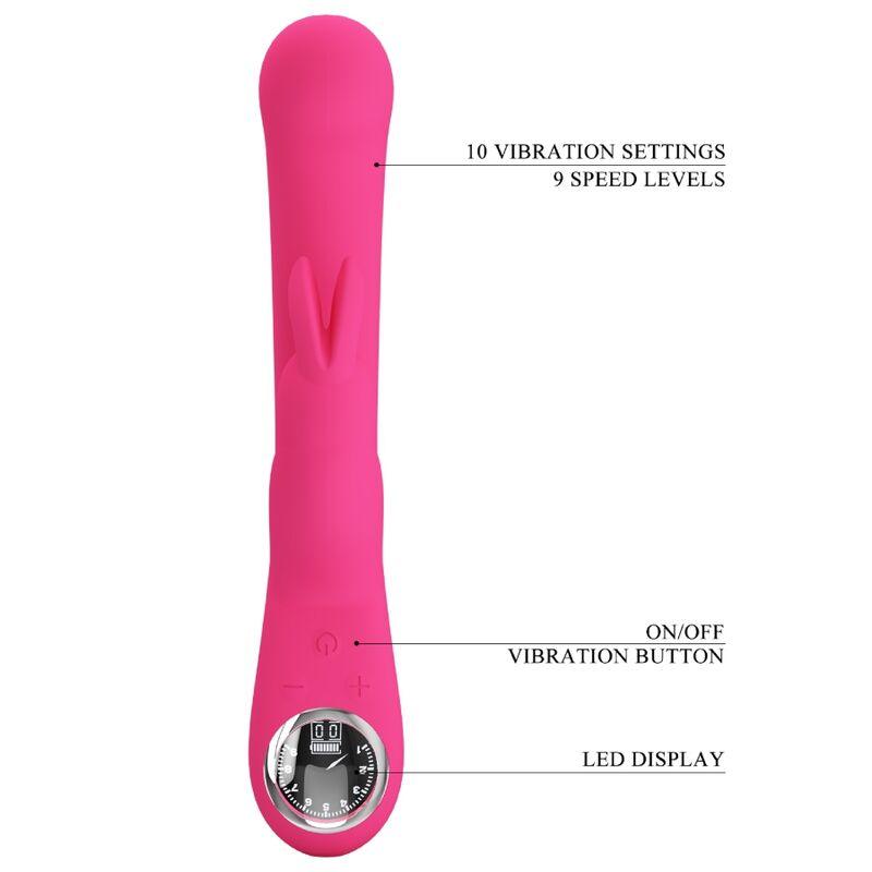 PRETTY LOVE VIBRADOR DE COELHO LAMAR E PONTO G ROSA