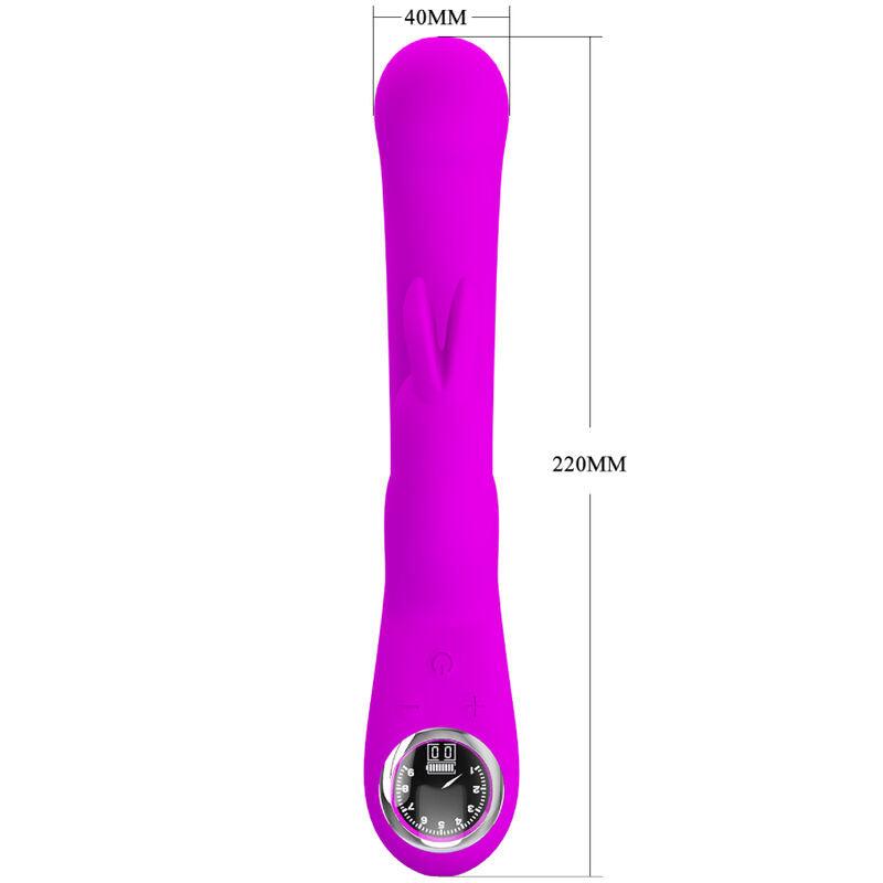 PRETTY LOVE VIBRADOR DE COELHO LAMAR E PONTO G VIOLETA