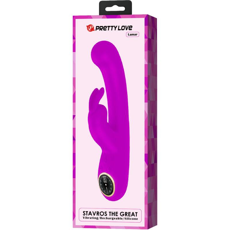 PRETTY LOVE VIBRADOR DE COELHO LAMAR E PONTO G VIOLETA