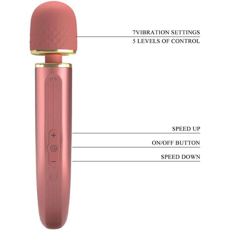 PRETTY LOVE MASSAGER 7 MODOS DE VIBRAO ROSA