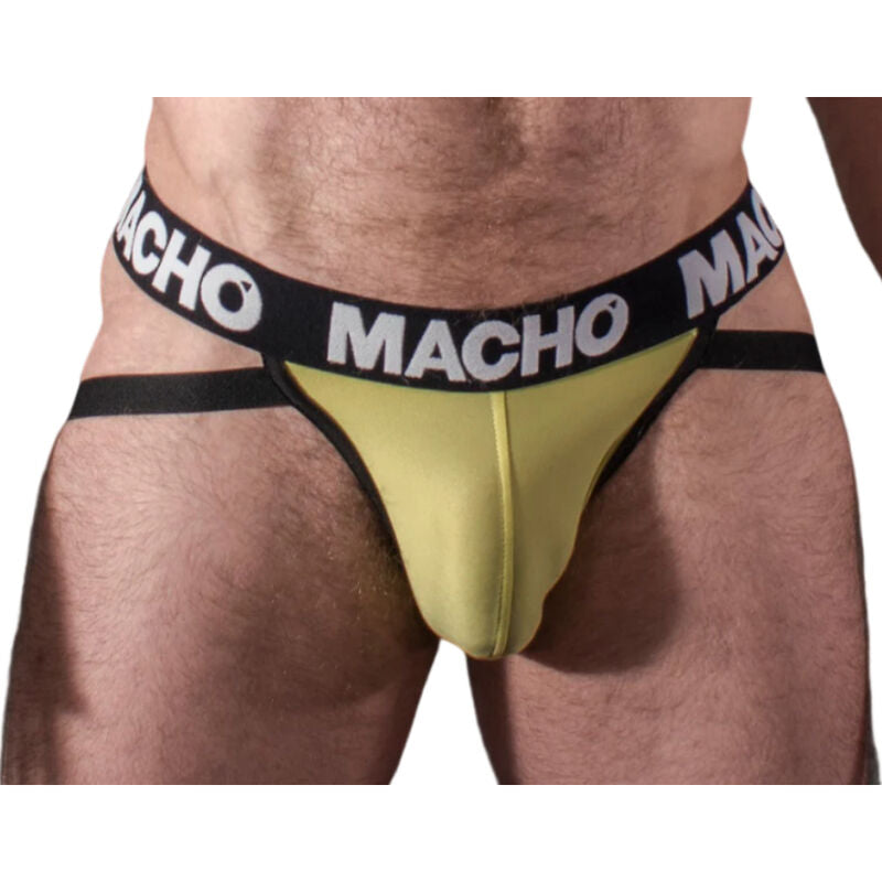 MACHO MX25A JOCK AMARILLO LYCRA S