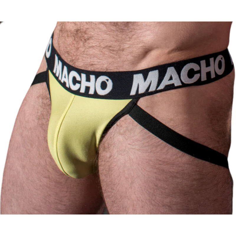 MACHO MX25A JOCK AMARILLO LYCRA S