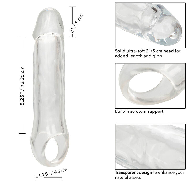 CALIFORNIA EXOTICS PERFORMANCE MAXX CLEAR EXTENSION 75 TRANSPARENTE