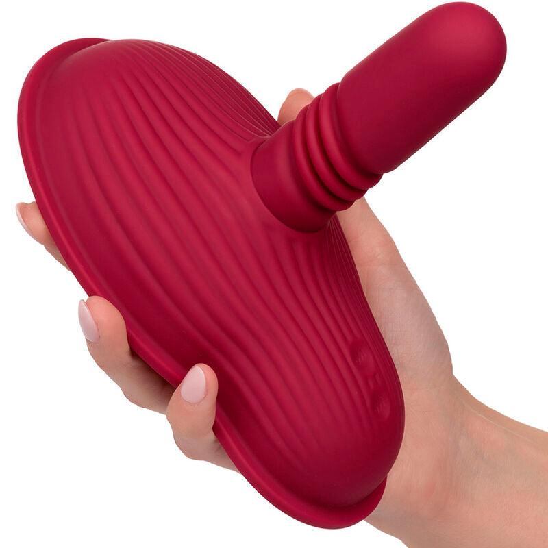 CALIFORNIA EXOTICS RIDER MASSAGER DUPLO MOTOR CONTROLE REMOTO VERMELHO