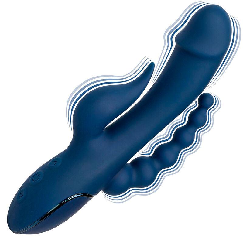 CALIFORNIA EXOTICS VIBRADOR TRIPLO ORGASM AZUL