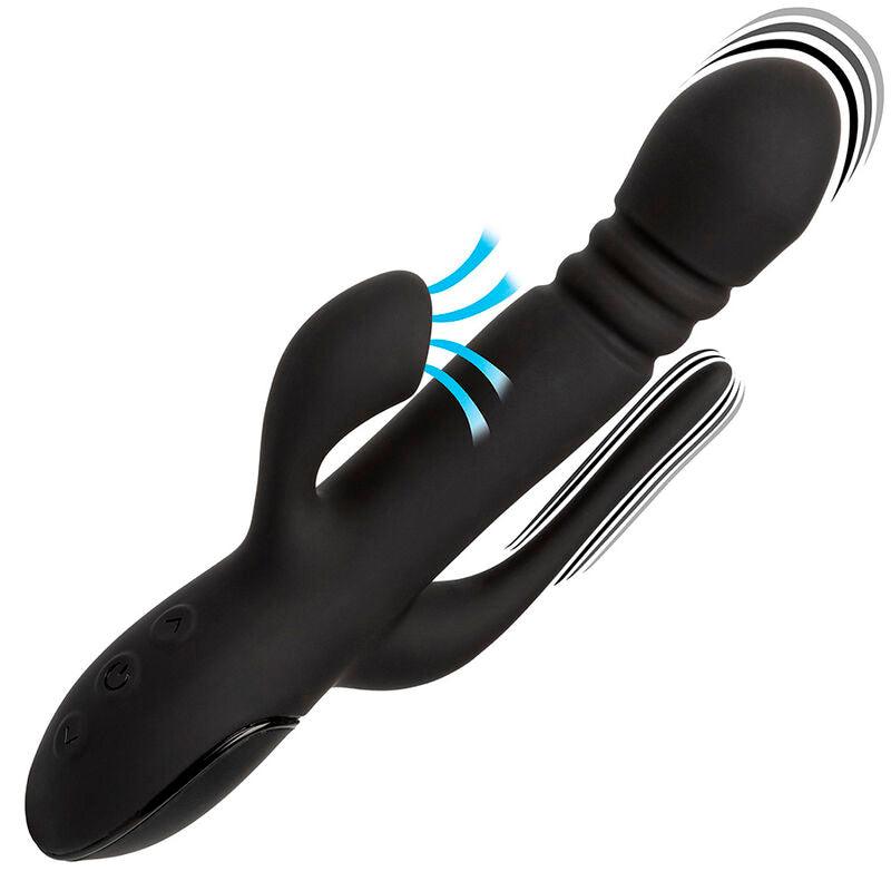 CALIFORNIA EXOTICS VIBRADOR TRIPLO EUPHORIA PRETO