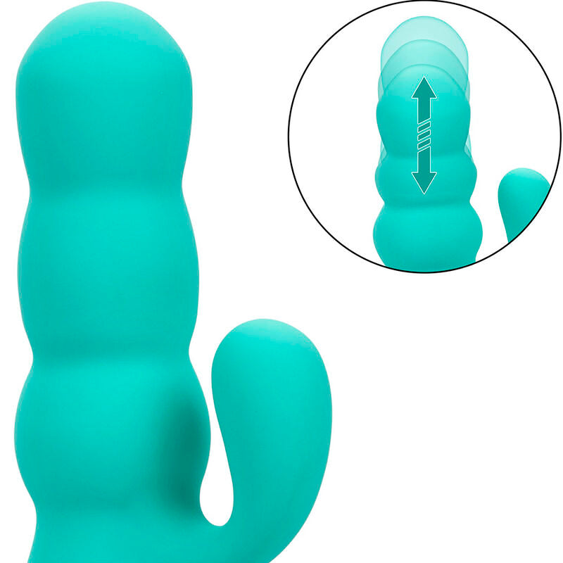 CALIFORNIA EXOTICS VIBRADOR DEL MAR DIVA RABBIR AQUA GREEN POR CALIFORNIA DREAMING