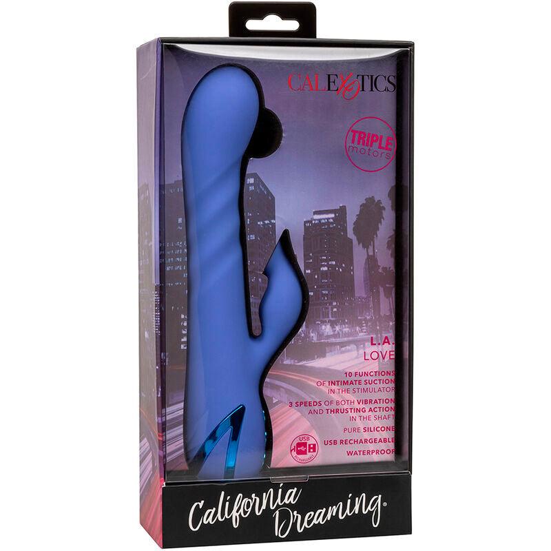 CALIFORNIA EXOTICS LA LOVE VIBRADOR SUCKER BLUE POR CALIFORNIA DREAMING