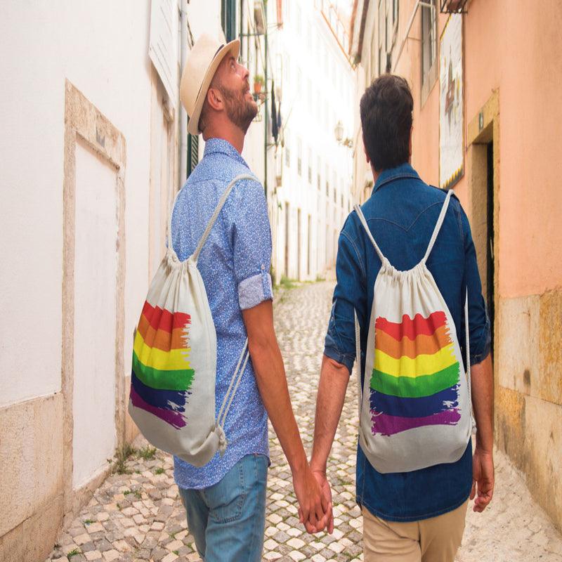 ORGULHO MOCHILA DE ALGODaO BANDEIRA LGBT