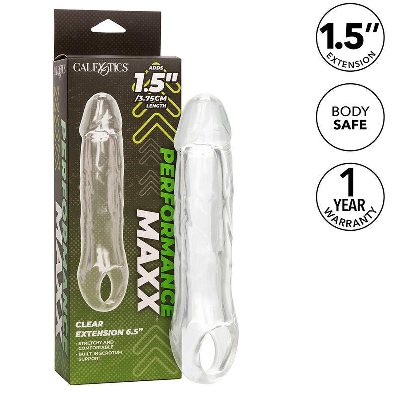 CALIFORNIA EXOTICS PERFORMANCE MAXX CLEAR EXTENSION 65 TRANSPARENTE