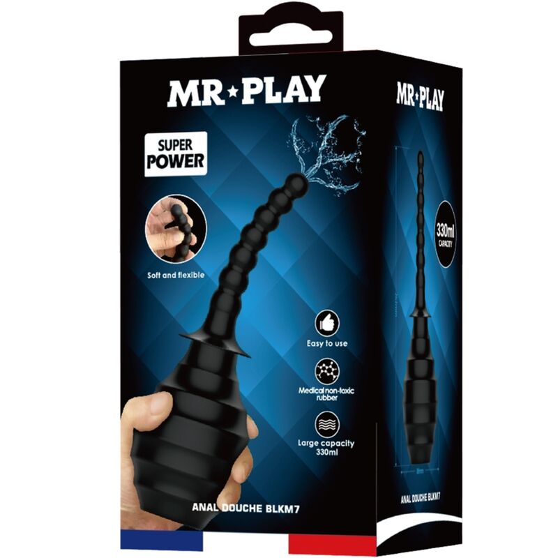 MR PLAY PLUGUE ANAL DE CONTROLE REMOTO VIBRADOR PODEROSO PRETO