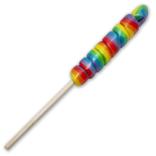 PRIDE LOLLIPOP CONE SMALL WITH THE LGBT FLAG FOR CHULO CHULO MY PIRULO en pt pt en fr it 