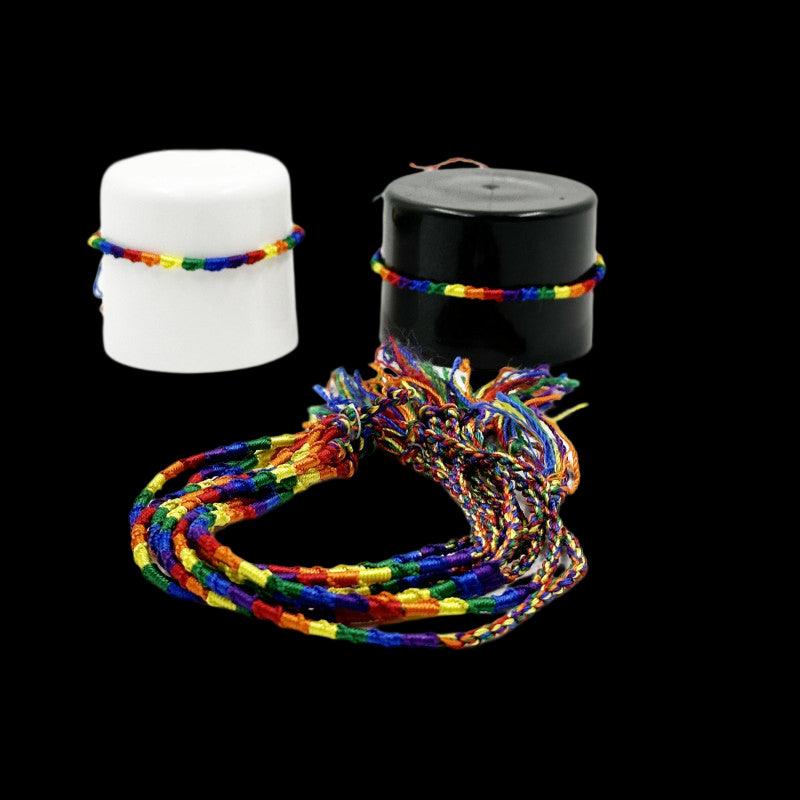 PRIDE FINE THREAD LGTB FLAG BRACELET