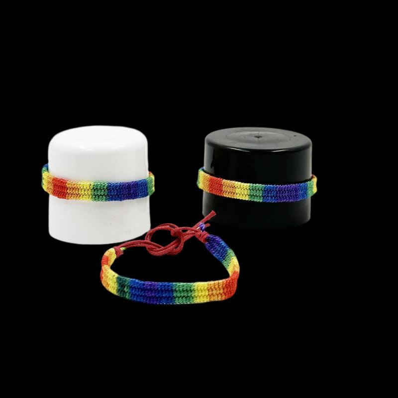 PRIDE LGTB FLAG THREAD BRACELET