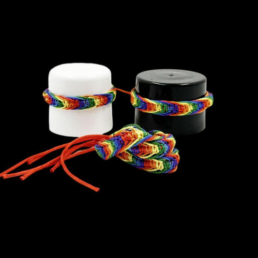 PRIDE LGBT FLAG BRAIDED THREADS BRACELET