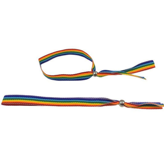 ORGULHO BANDEIRA LGBT PULSEIRA DE BOLA DE PRATA