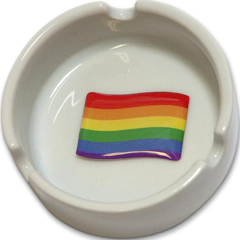 PRIDE ROUND LGBT FLAG CANDLESTICK 8 mm