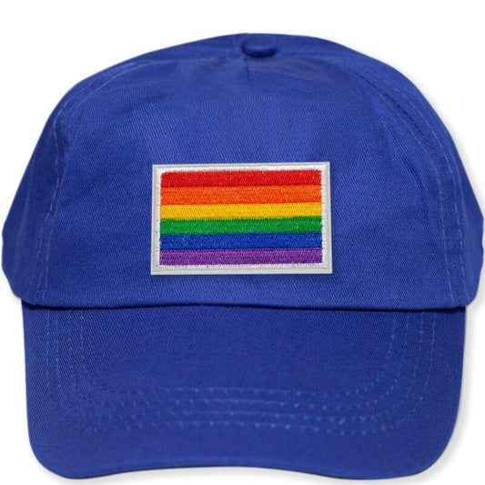 ORGULHO BONe AZUL COM A BANDEIRA LGBT