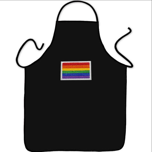 ORGULHO CHEF BOM AVENTAL COM A BANDEIRA LGBT