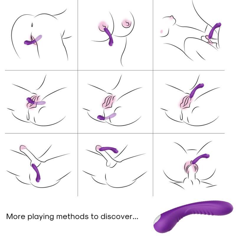 ARMONY VIBRADOR LEGEND SILICONE ROXO