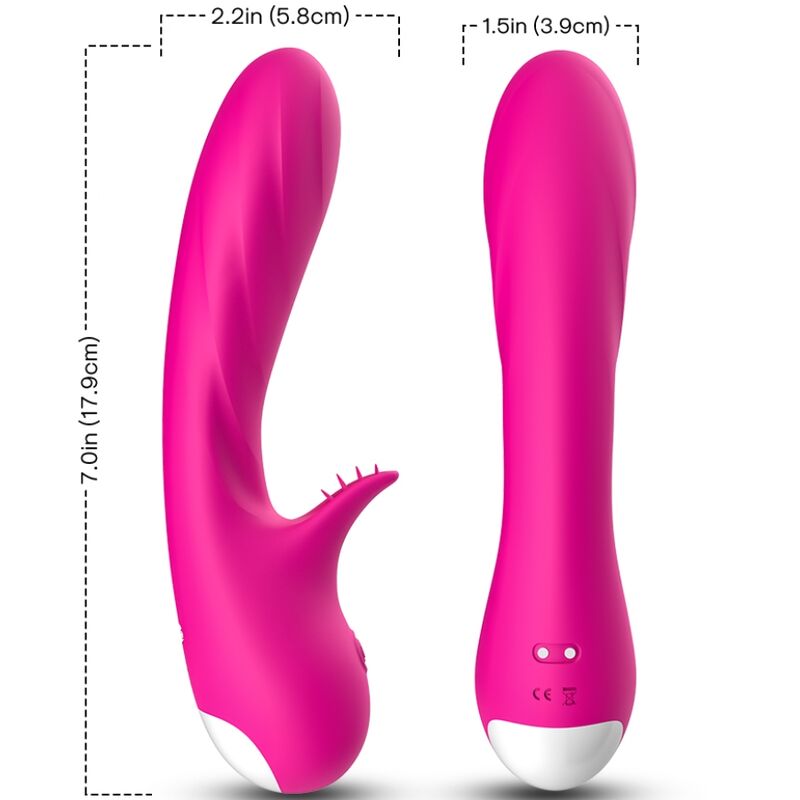 ARMONY VIBRADOR ROMANCE COM ESTIMULADOR FuCSIA