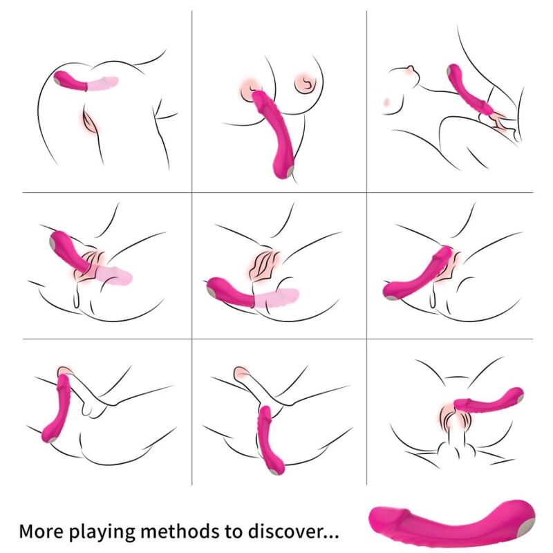 ARMONY VIBRADOR DILDO G SPOT SILICONE FuCSIA