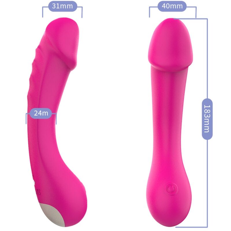 ARMONY VIBRADOR DILDO G SPOT SILICONE FuCSIA