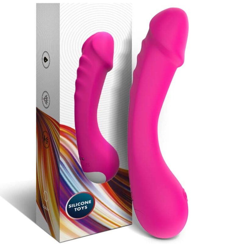 ARMONY VIBRADOR DILDO G SPOT SILICONE FuCSIA