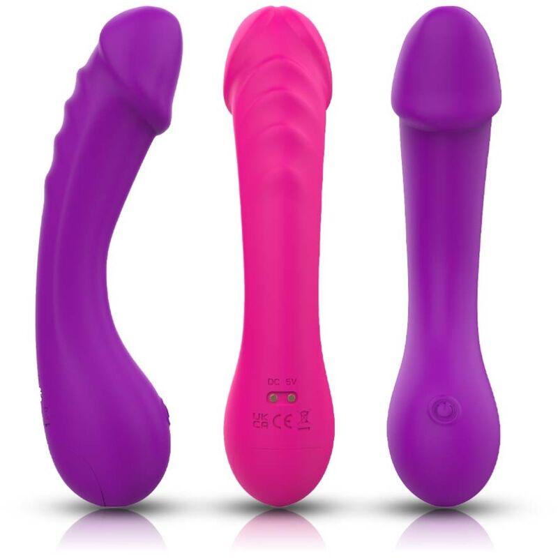 ARMONY DILDO VIBRADOR G SPOT SILICONE ROXO