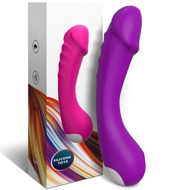 ARMONY DILDO VIBRADOR G SPOT SILICONE ROXO