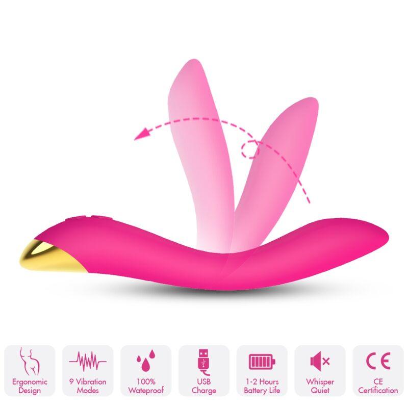 ARMONY FLAMINGO VIBRADOR MULTPOSICaO FuCSIA