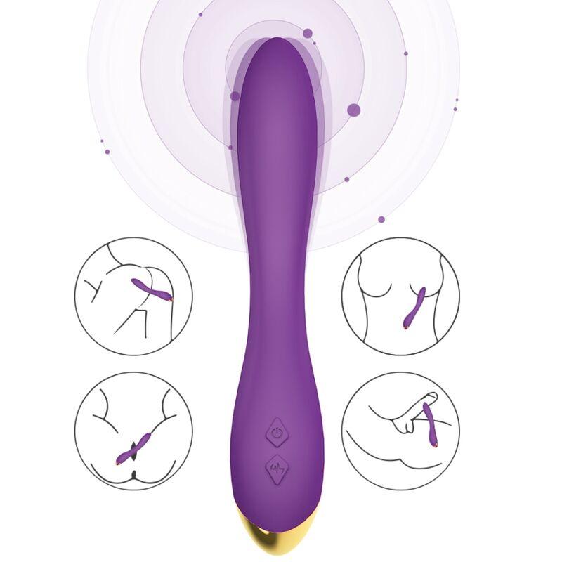 ARMONY FLAMINGO VIBRADOR MULTIPOSICaO ROXO