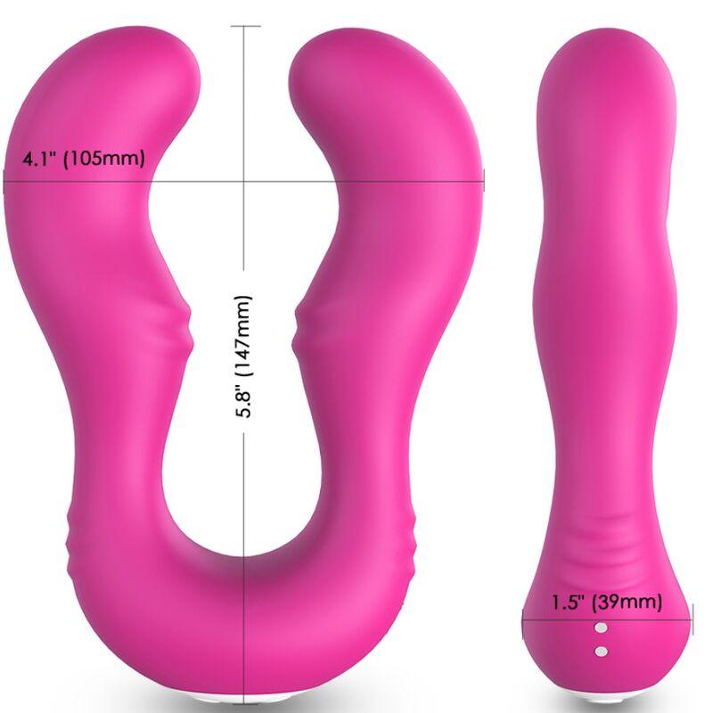 ARMONY VIBRADOR SERAPH DUPLO CONTROLE REMOTO FuCSIA