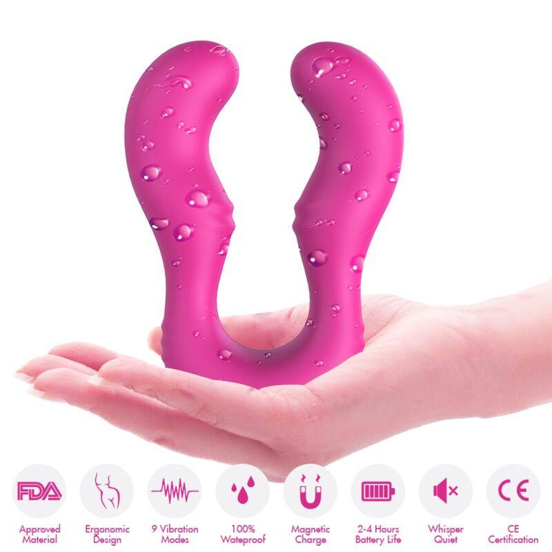 ARMONY VIBRADOR SERAPH DUPLO CONTROLE REMOTO FuCSIA