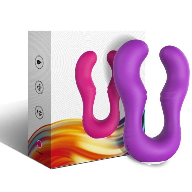 ARMONY VIBRADOR SERAPH DUPLO CONTROLE REMOTO ROXO