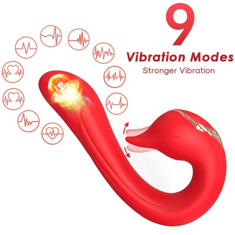 ARMONY VIBRADOR DELFIN MULTIPOSICaO E EFEITO DE CALOR VERMELHO