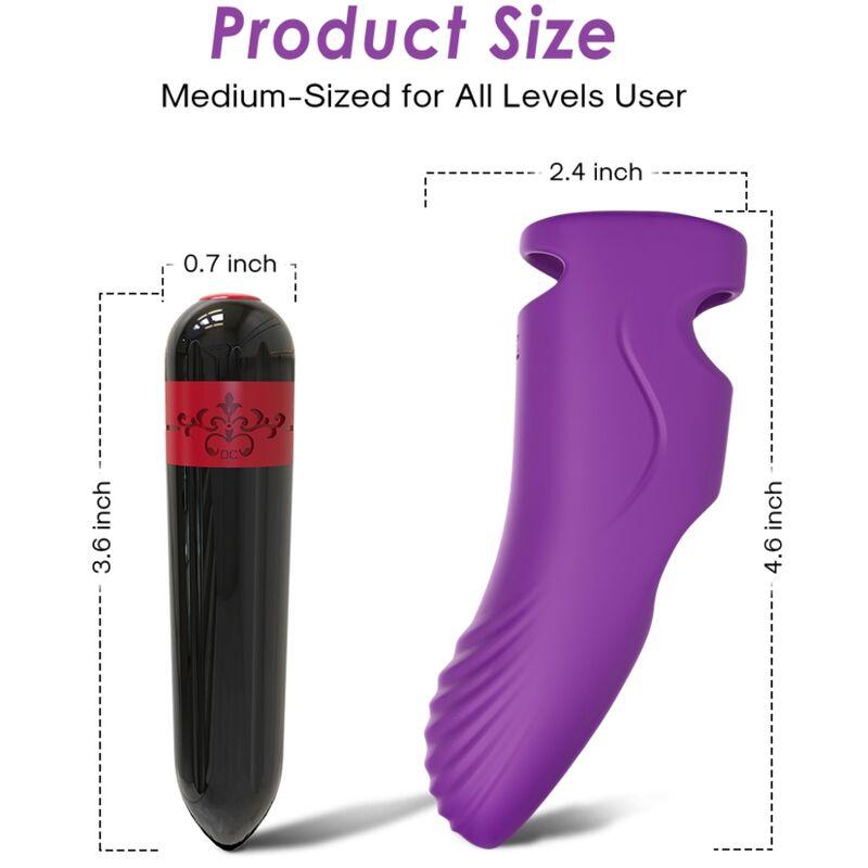 ARMONY AURORA VIBRADOR DEDO ROXO