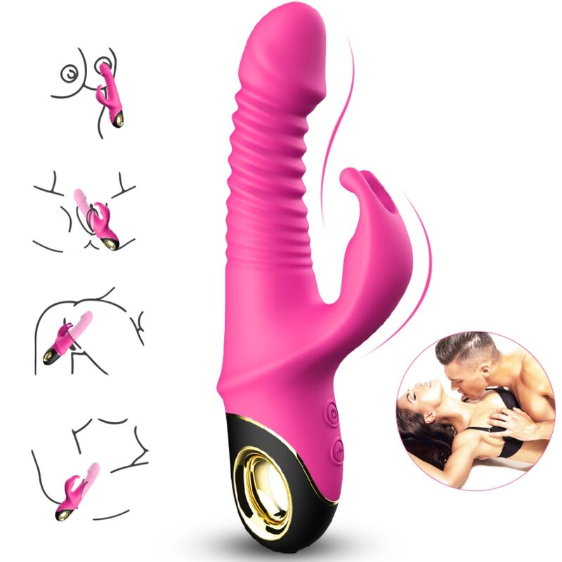 ARMONY ZING DILDO VIBRADOR COELHO FuCSIA