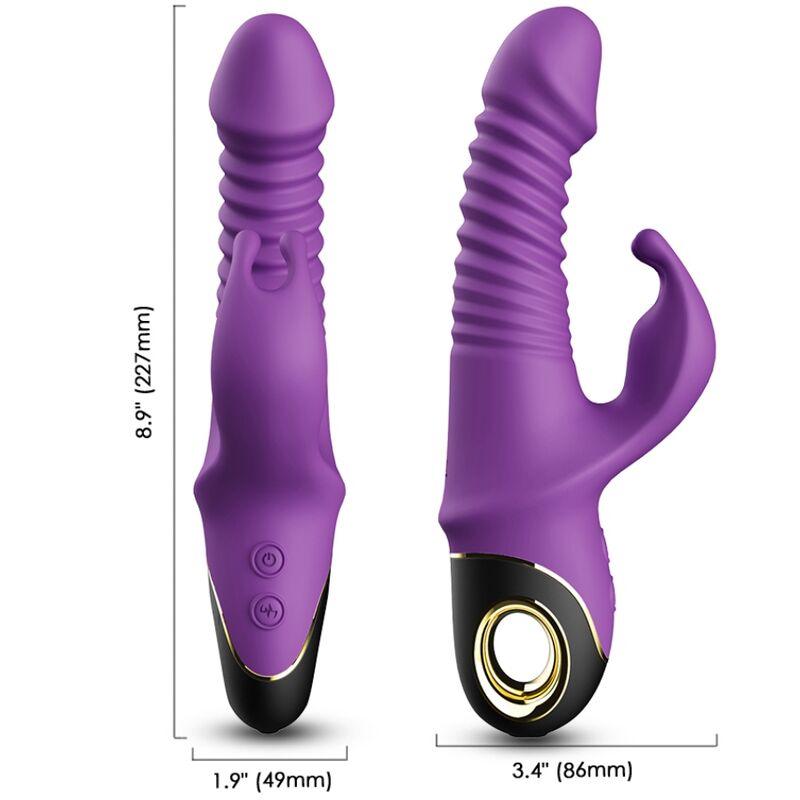 ARMONY ZING DILDO VIBRADOR COELHO ROXO